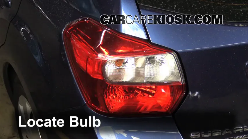 2012 Subaru Impreza 2.0L 4 Cyl. Wagon Lights Turn Signal - Rear (replace bulb)